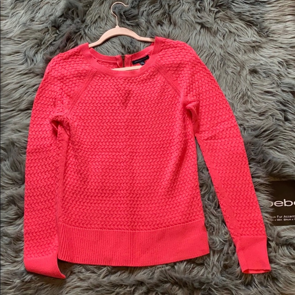 AE Cable Knit Crew Neck Sweater